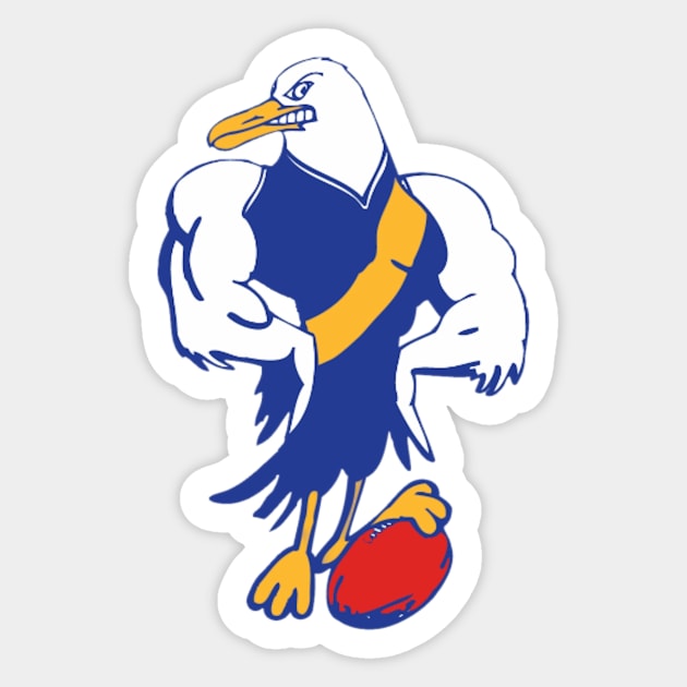 Williamstown Seagulls football club | AFL Aussie football Sticker by euror-design